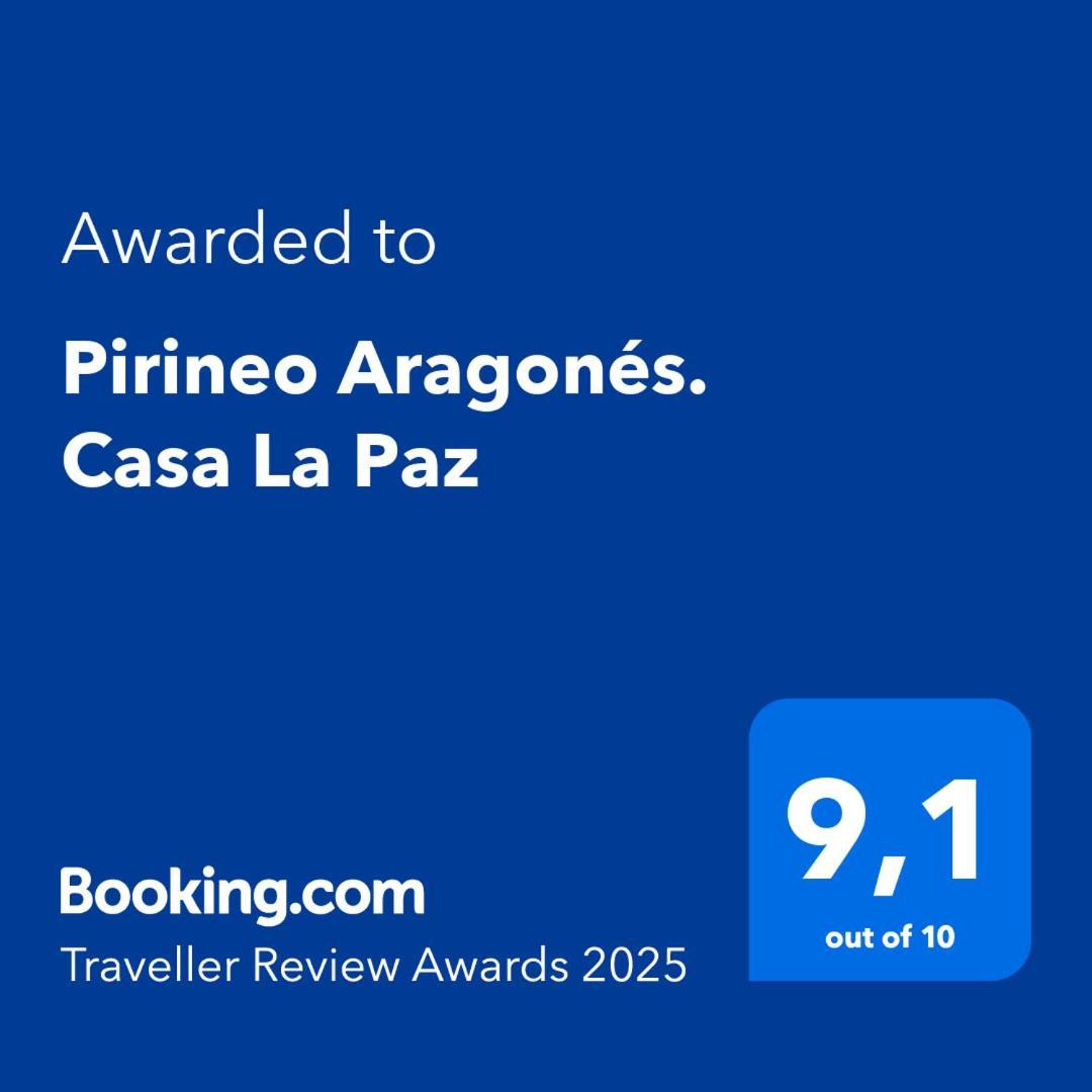 فيلا Pirineo Aragones. Casa La Paz Sabiñánigo المظهر الخارجي الصورة